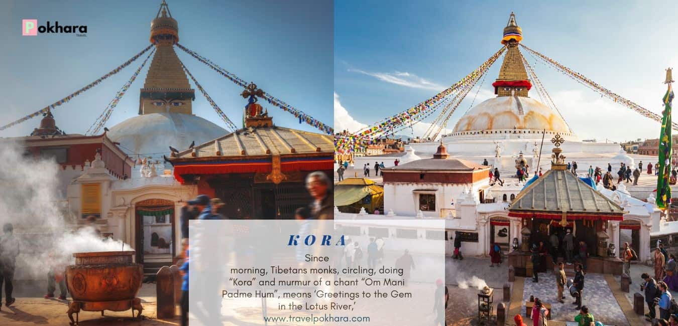 Boudhanath Stupa, the great white stupa at Boudhanath