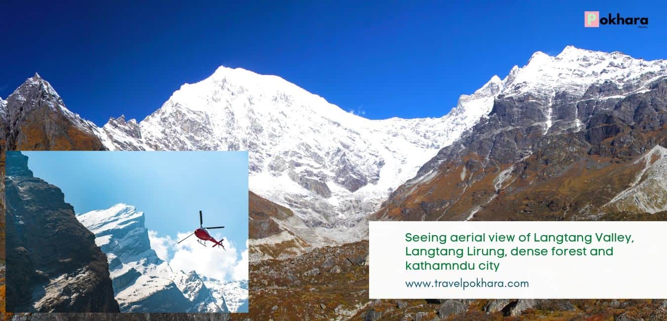 langtang terkking and helicopter ride
