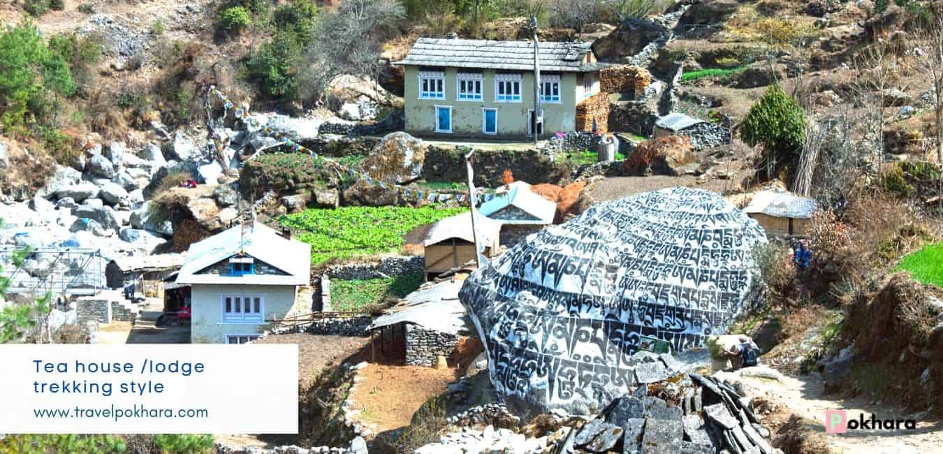langtang terkking and helicopter ride